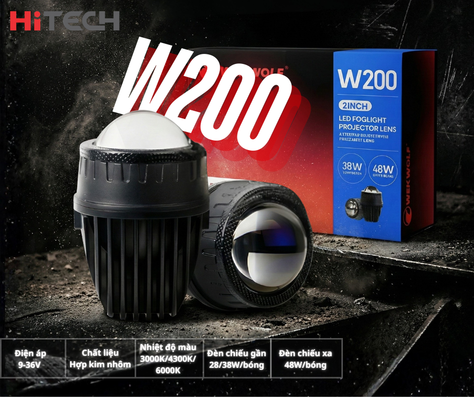 Bi gầm ô tô wekwolf w200