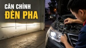 cách chỉnh luồng sáng đèn ô tô