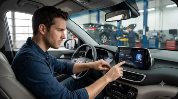 màn hình android không nhận bluetooth