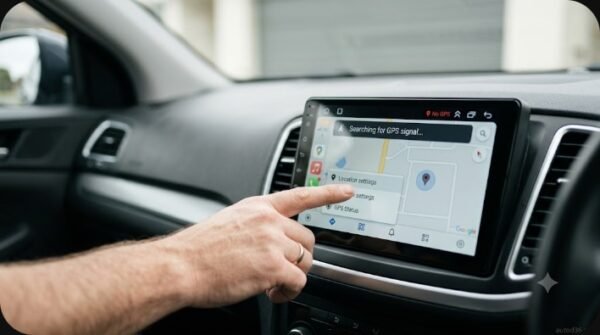 màn hình android không bắt gps
